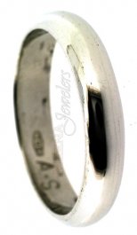 18Kt White Gold Wedding Band ( Wedding Bands )
