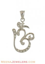 18K Fancy Om Pendant ( Om Pendants )