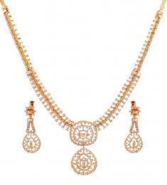18K Yellow Gold Necklace Set
