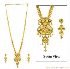 22K Polki Meenakari Bridal Haar Set