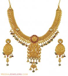 Exclusive Temple Necklace Set(22k)