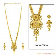 22K Polki Meenakari Bridal Haar Set