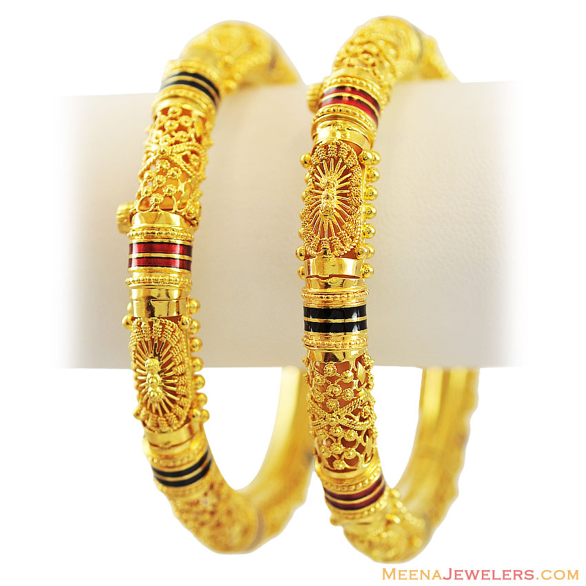 22k-gold-indian-fancy-kadas-2-pc-baka12115-22k-gold-fancy-design