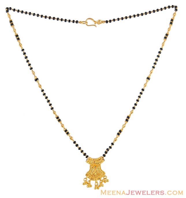 22Kt Gold MangalSutra (Modern MangalSutra) - ChMs6128 - 22Kt Gold ...