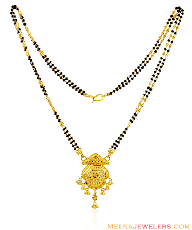 Designer 22k Gold Mangalsutra - chms14986 - 22K Gold Mangalsutra ...