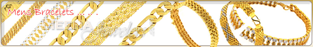 22 Kt Gold Men's Bracelets