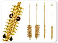 Gold Tikka and EarChains >  Gold Ear Chains > 