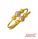  [ Ladies Gold Ring > 22Kt Gold Two Tone Fancy Ring  ]