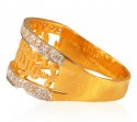  [ Religious Rings > 22 Kt Gold Religious Ladies Ring  ]