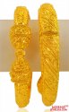 22K Yellow Gold Filigree Kadas 2pc - Click here to buy online - 10,680 only..