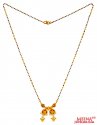 Click here to View - 22k Fancy Long Meena Mangalsutra 