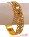22k Gold Two Tone Kada(1 pc) - Click here to buy online - 2,785 only..