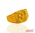 22 Karat Gold Mens Ring - Click here to buy online - 597 only..