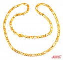 22 Kt Gold Chain 24 In - Click here to buy online - 3,545 only..