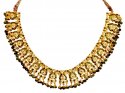 Click here to View - 22 KT Gold Necklace(Only) Set 