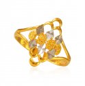 22k Gold Two Tone Ladies Ring - Click here to buy online - 257 only..
