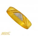 Gold 2 Tone Band (22 Karat) - Click here to buy online - 228 only..