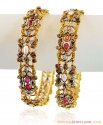 22K Gold Antique Finished Kada - Click here to buy online - 4,020 only..