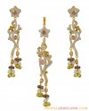 Click here to View - 22K Gold Designer Pendant Set 