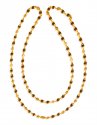22 Karat Gold Brown Tulsi Mala - Click here to buy online - 1,373 only..