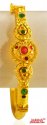 Click here to View - 22K Gold kada with coloured stones 