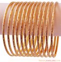 Fancy 22K Two Tone Bangles (4 PC) - Click here to buy online - 3,838 only..