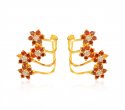 Designer Cz Earrings 22k  - Click here to buy online - 728 only..