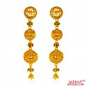22K Gold  Earrings - Click here to buy online - 1,465 only..