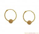 Gold Hoop Earrings - Click here to buy online - 334 only..