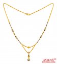 22kt Gold Fancy Mangalsutra - Click here to buy online - 970 only..