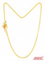 Click here to View - 22K Gold Peacock Moggapu Chain 