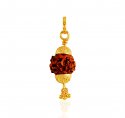 22k Gold Rudraksh Pendant - Click here to buy online - 456 only..