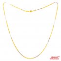 Click here to View - 22Kt Gold Two Tone Fancy Chain 