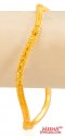 Click here to View - 22Kt Fancy Gold Bangle (1 pc) 