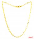 Click here to View - 22Kt Gold Paper Clip Chain 
