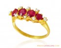 22K Gold Ring with Precious Stones - Click here to buy online - 502 only..