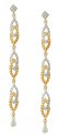 Gold 2 Tone Earrings - Click here to buy online - 1,684 only..