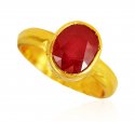 22Kt Gold Precious Stone Ring - Click here to buy online - 1,255 only..