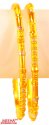 22kt Gold Two Tone Kada (2PC) - Click here to buy online - 1,970 only..