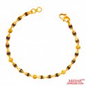 22 Karat Gold Beads Bracelet - Click here to buy online - 532 only..