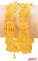22Kt Gold Fancy Kada (2 Pc) - Click here to buy online - 4,868 only..