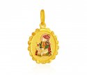 Swami Narayan Jee Gold Pendant - Click here to buy online - 364 only..
