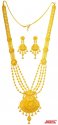 22K Gold Layer Necklace Set - Click here to buy online - 8,121 only..