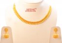 Click here to View - 22Kt Gold Necklace Set 