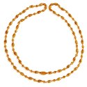 22Kt Gold White Tulsi Mala - Click here to buy online - 1,302 only..