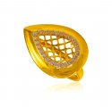 22k Gold Ladies Ring - Click here to buy online - 501 only..