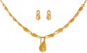 22kt Gold Light Necklace Set - Click here to buy online - 1,539 only..