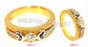 18kt Yellow Gold Diamond Ring - Click here to buy online - 2,556 only..
