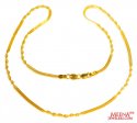 22 Kt Gold Chain - Click here to buy online - 501 only..