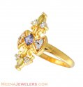 Gold Ring with Color Stones - Click here to buy online - 441 only..